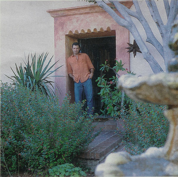 Jeff Goldblum in his Garden